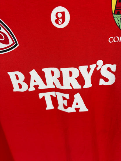Match-Worn Cork Barry’s Tea 1995 Munster Championship Jersey - #23 (Competition)