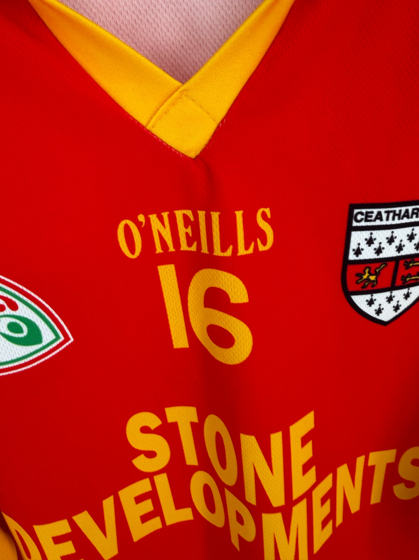 Match-Worn 2008 Carlow GAA GK Jersey - #16