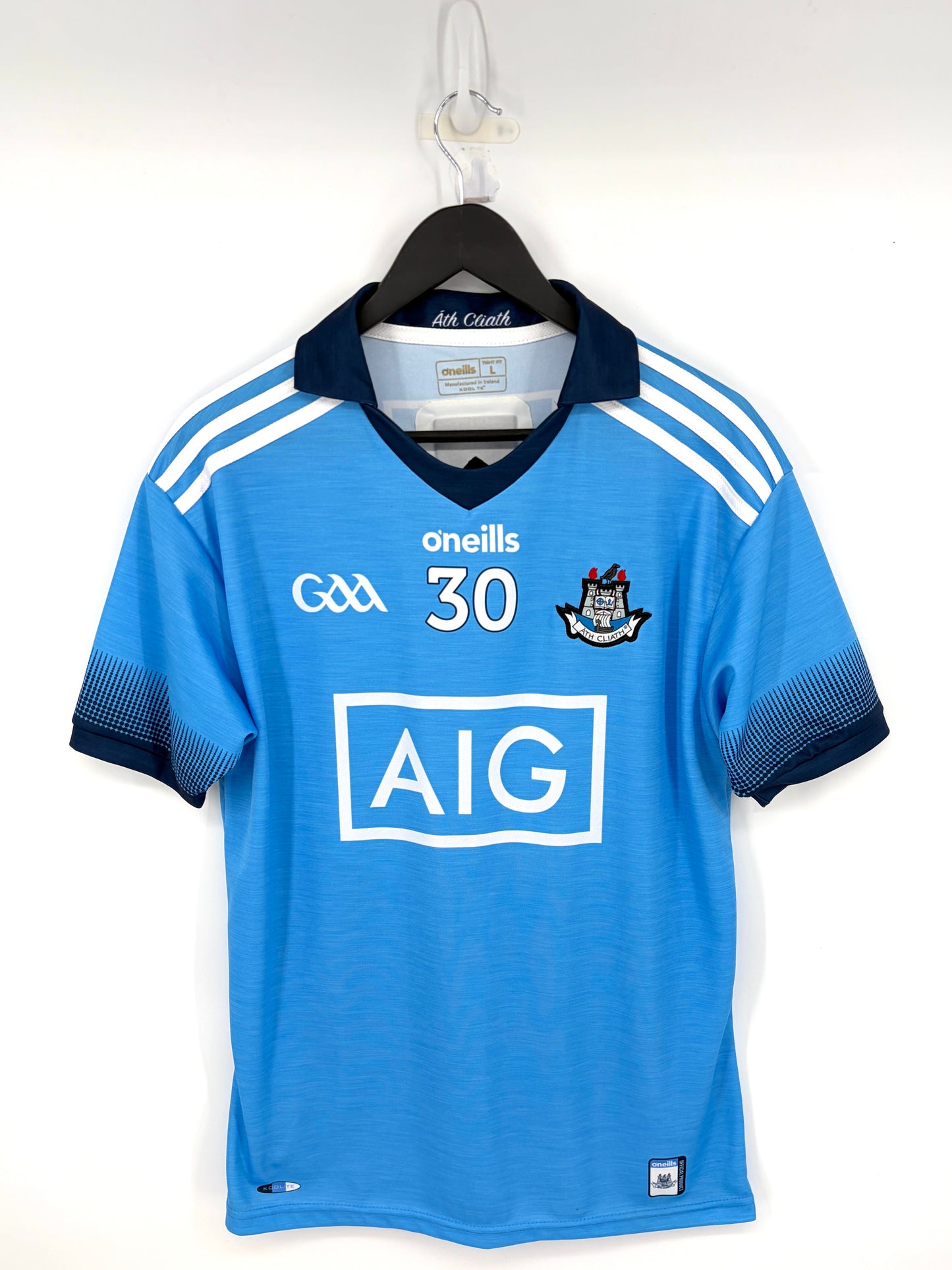 Match-Worn GPS 2019 Dublin GAA Jersey - #30 (Large Player Fit)
