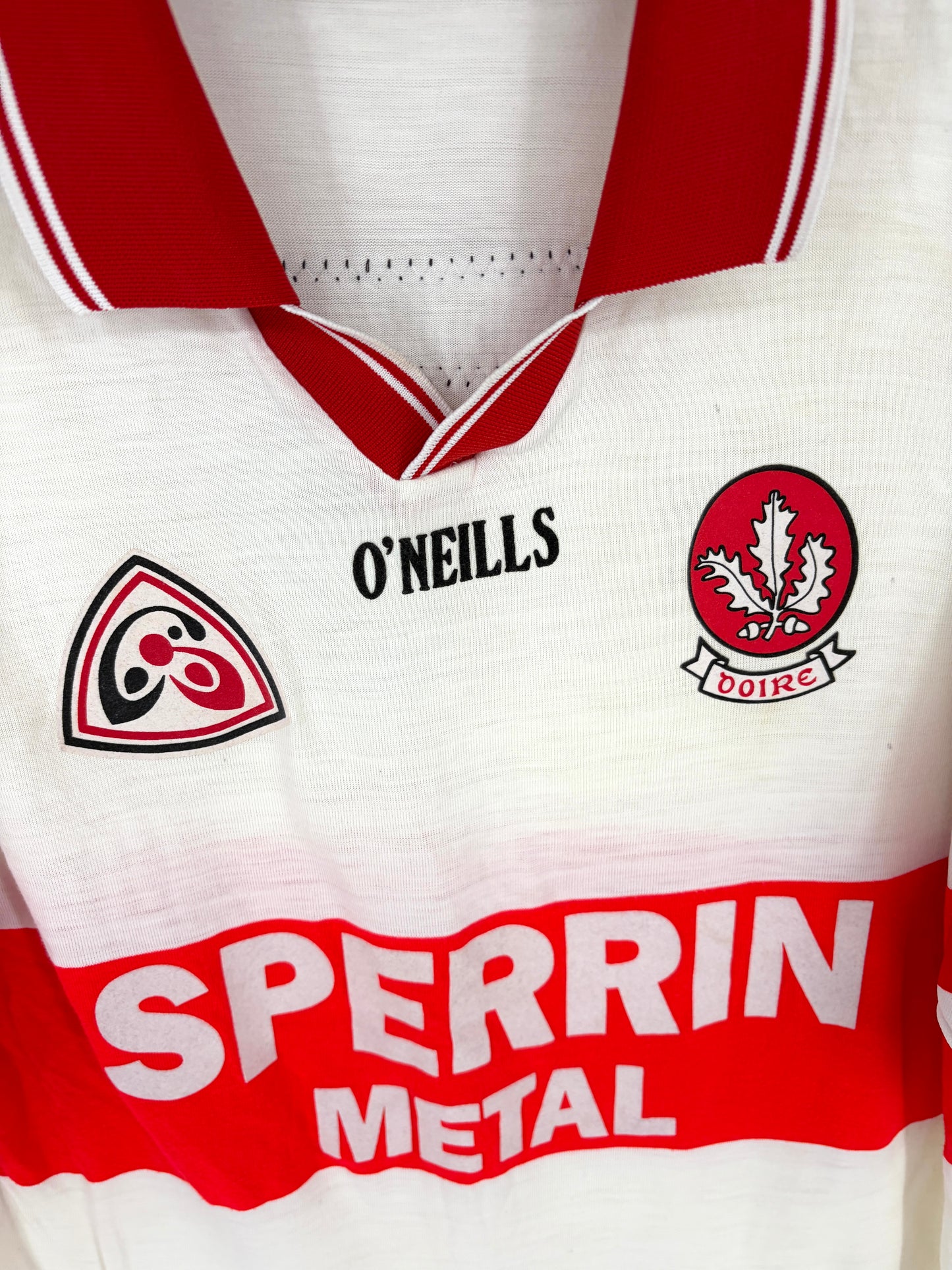 Match Worn 1998 Derry GAA Jersey - #7