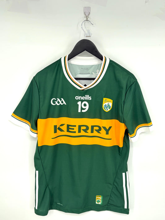 Match-Worn GPS 2025 Kerry GAA Jersey - #19