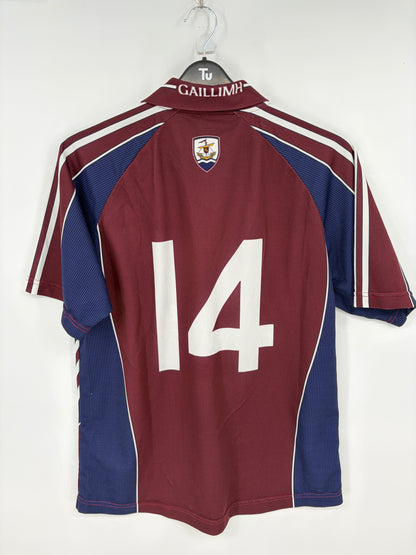 Match Worn Galway GAA 2007/08 Jersey - #14