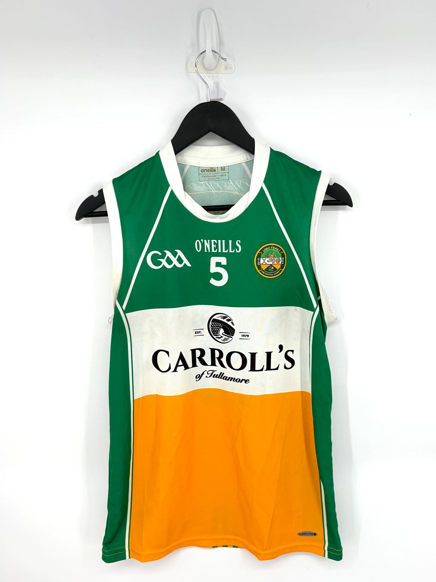 2018 Sleveless Offaly GAA Jersey - #5