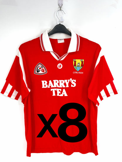 Match-Worn Cork Barry’s Tea 1995 Munster Championship Jersey - #23 (Competition)