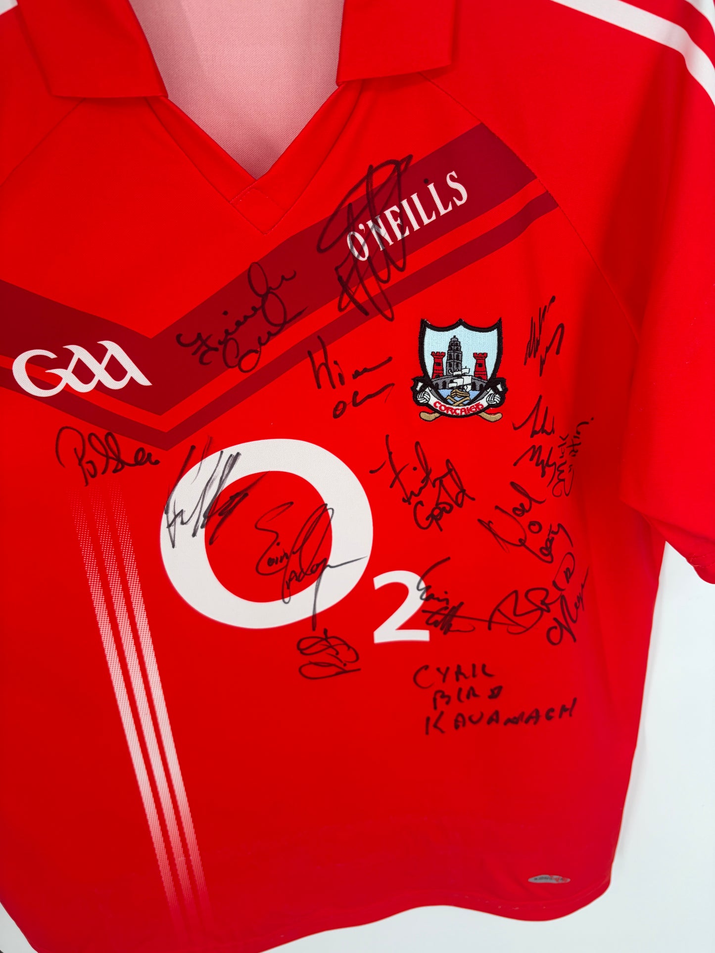 check Signed 2010 Cork GAA Jersey