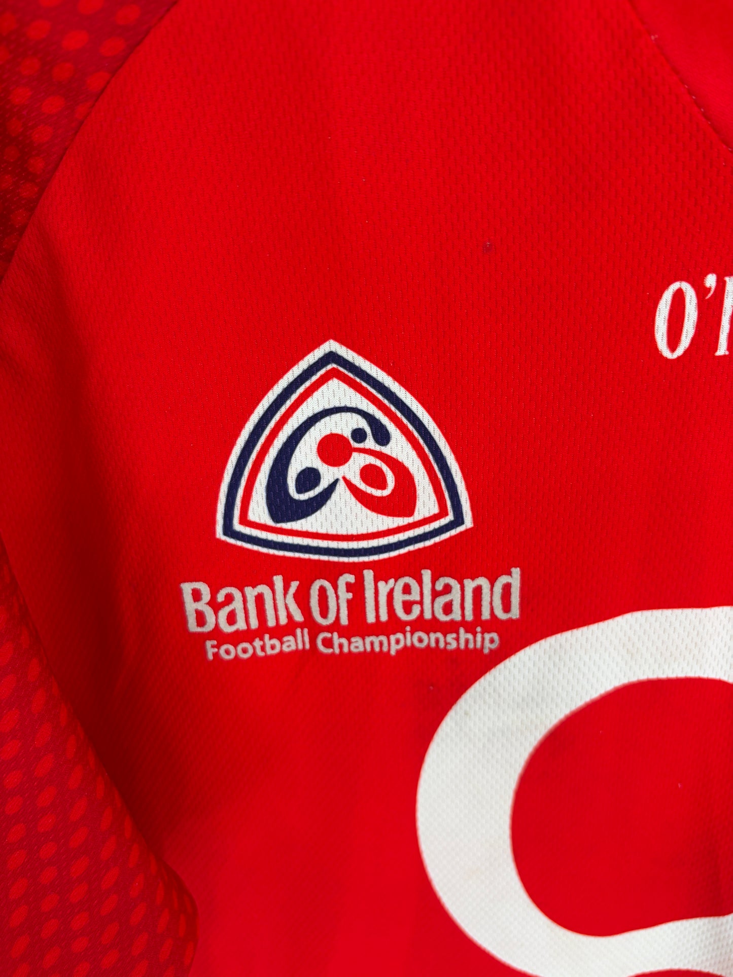 All Ireland Championship Match-Worn 2004-07 Cork GAA Jersey - #20