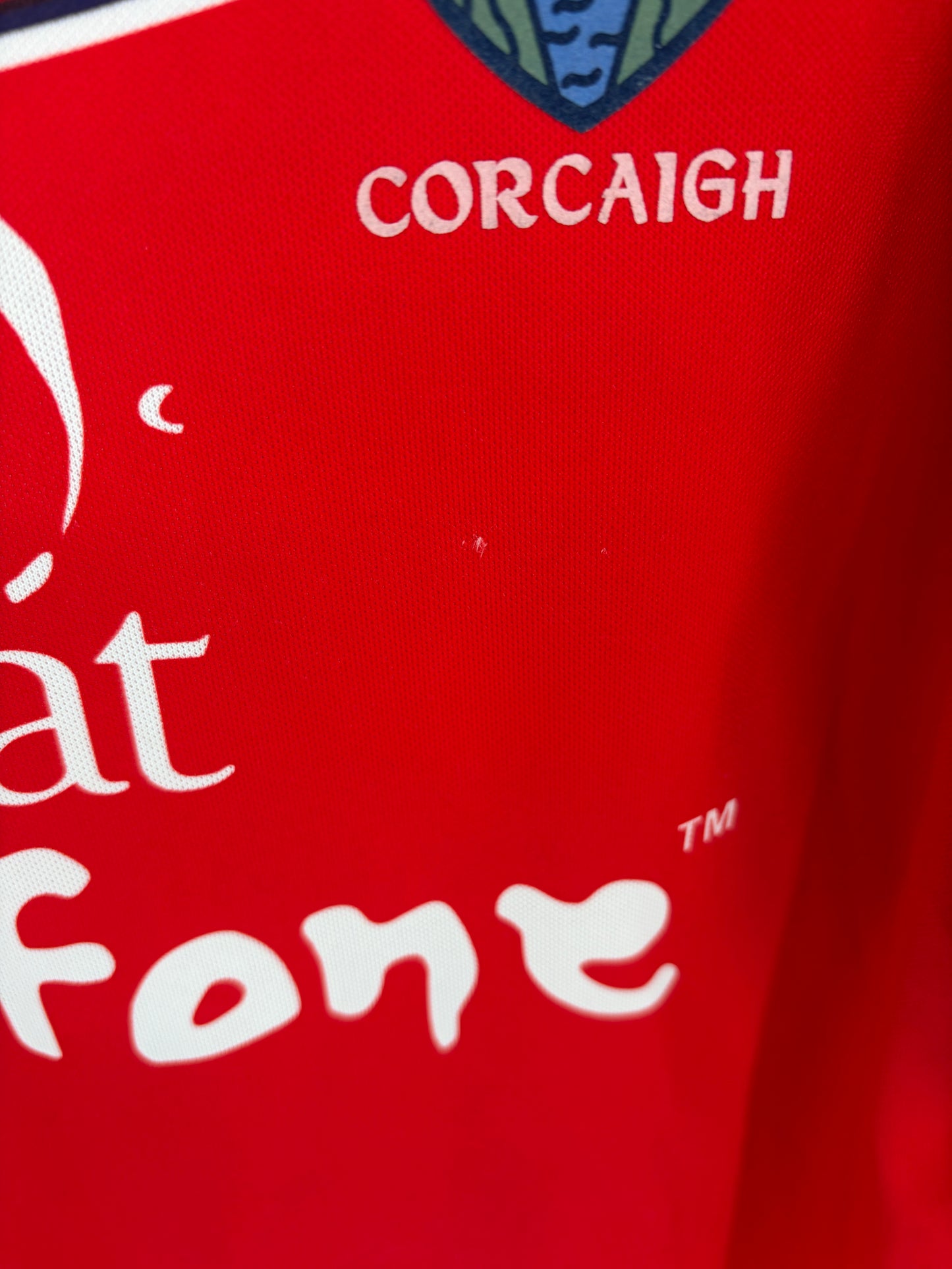 Match-Worn 2000 Cork GAA Hurling Championship Jersey -#25