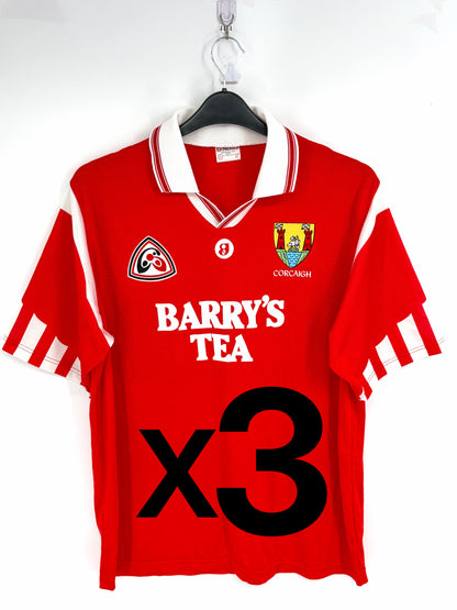 Match-Worn Cork Barry’s Tea 1995 Munster Championship Jersey - #23 (Competition)