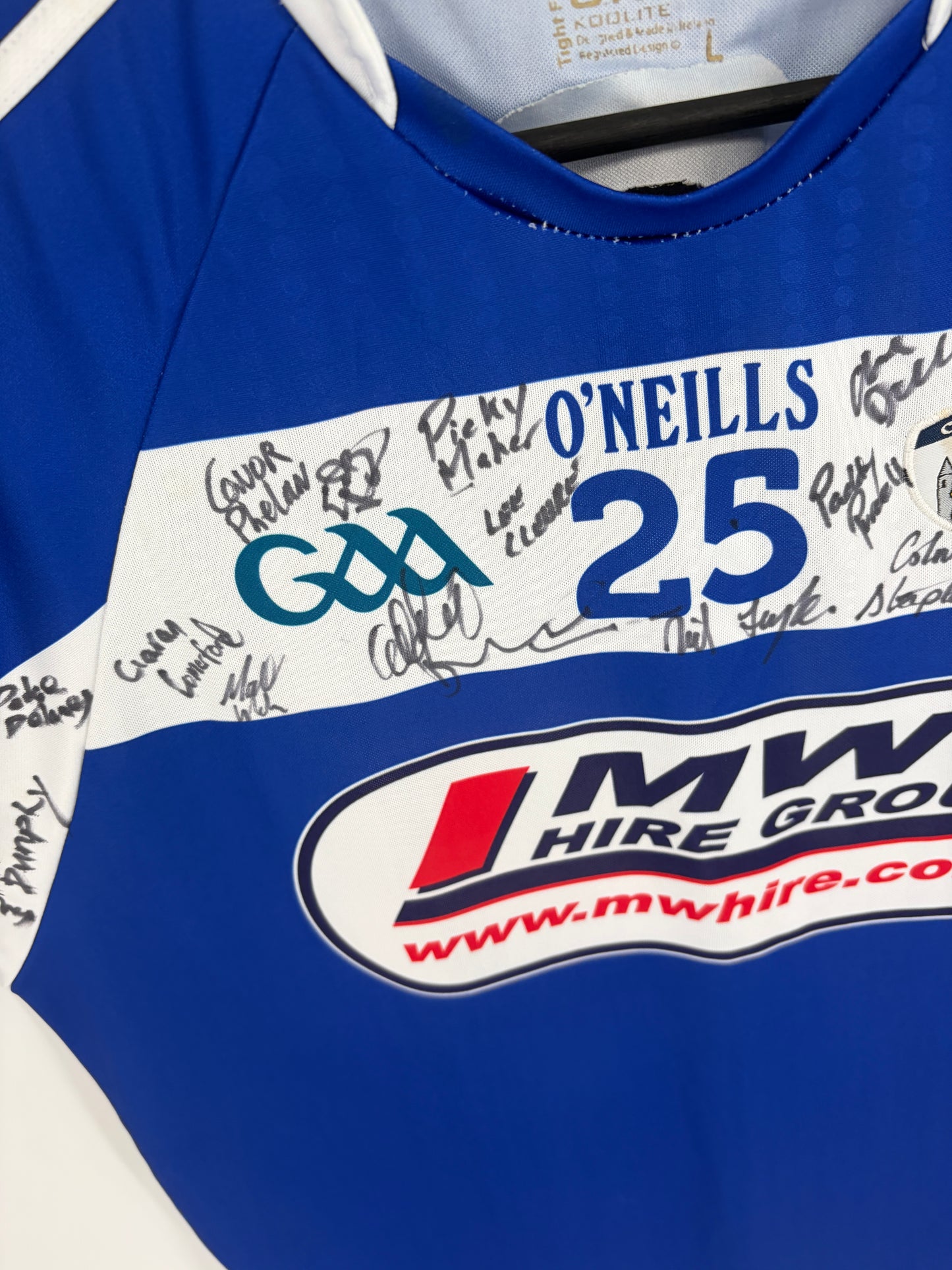 Signed Match-Worn Laois Jersey - #25