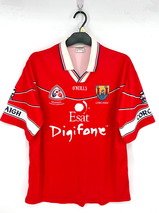 Match-Worn 2000 Cork GAA Hurling Championship Jersey -#25