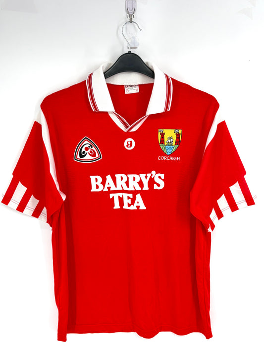 Match-Worn Cork Barry’s Tea 1995 Munster Championship Jersey - #23 (Competition)
