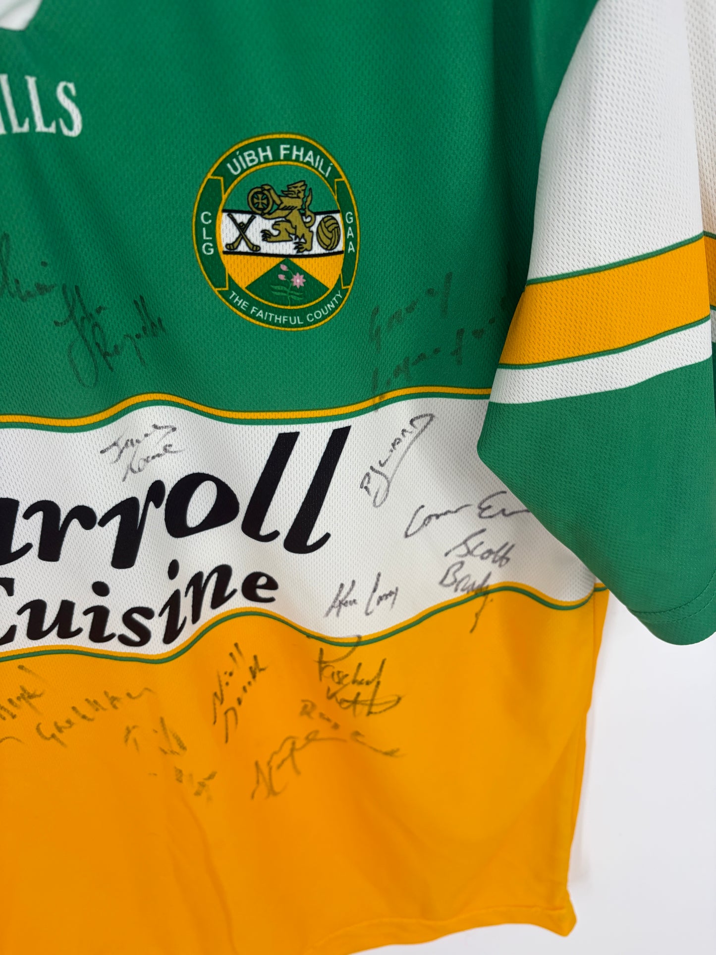 Signed Match-Worn 2005/07 Offaly GAA Jersey