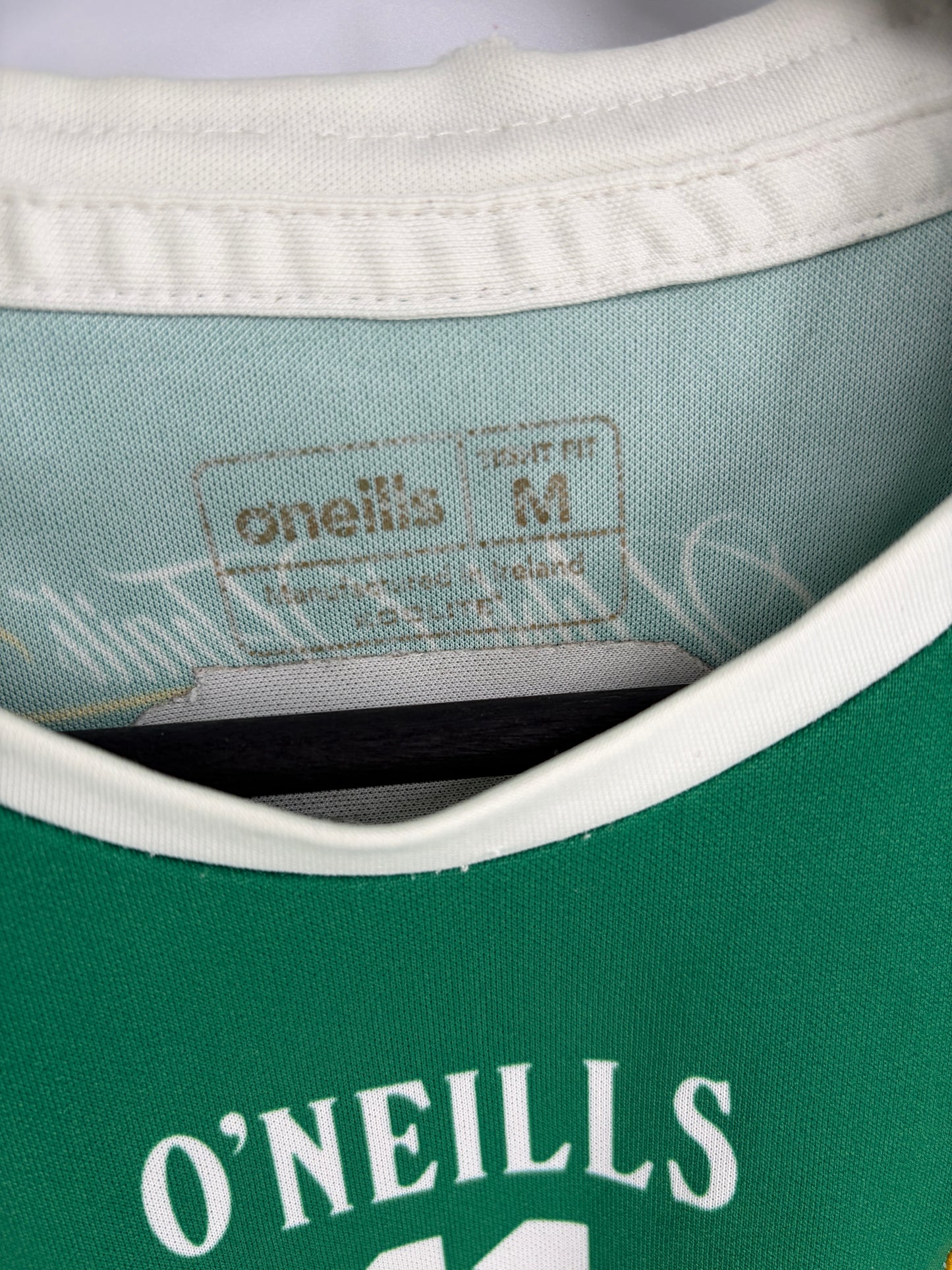 Match-Worn 2018 Offaly GAA GPS Jersey - #11