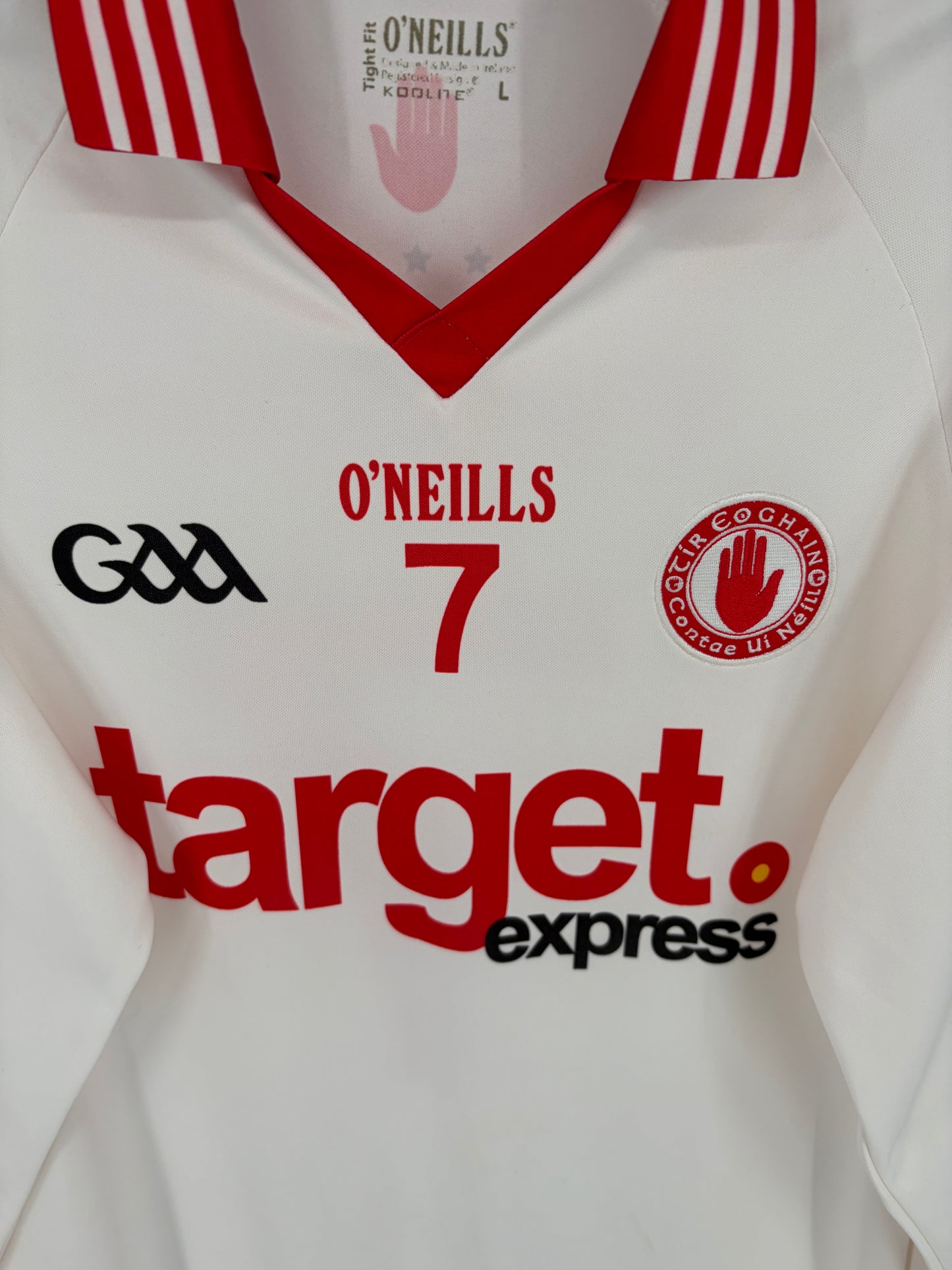 Match-Worn 2010/12 Tyrone GAA Jersey - #7