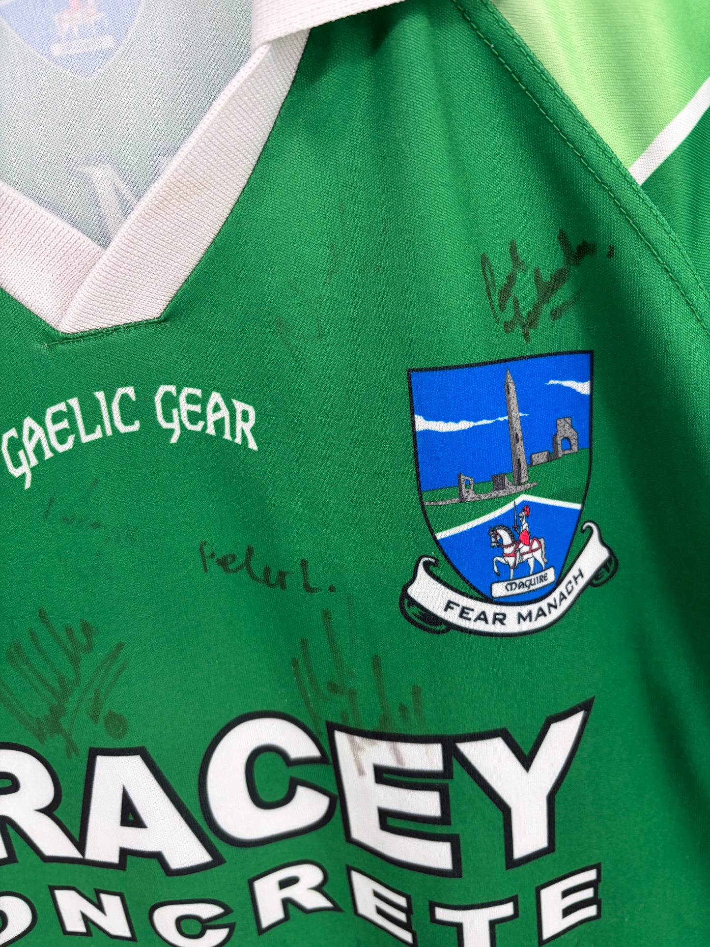 Signed Match-Worn 2004/06 Fermanagh GAA Jersey